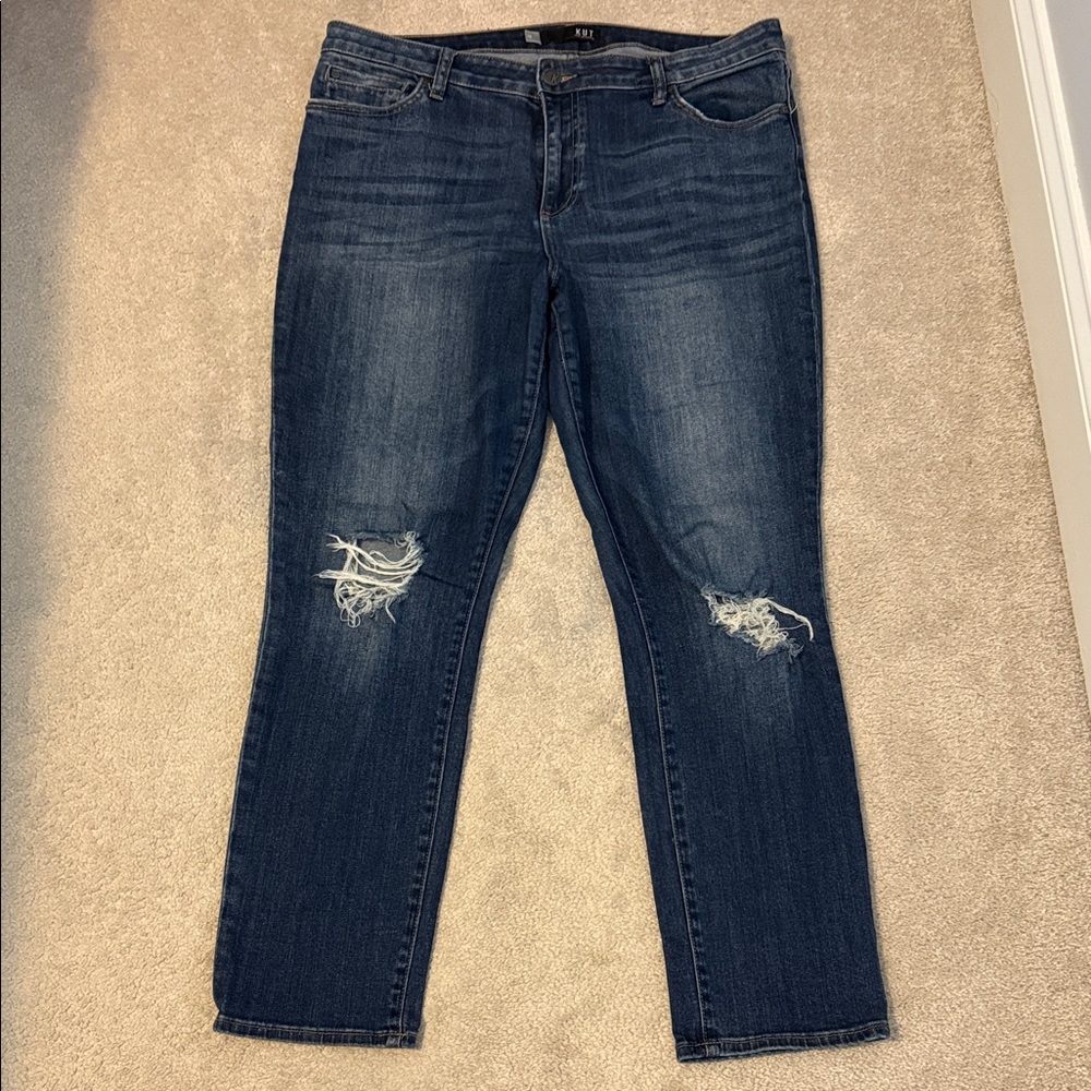 Kut from the Kloth 12 Catherine high rise boyfriend jeans 👖